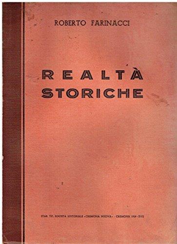 Realtà storiche - Roberto Farinacci - copertina