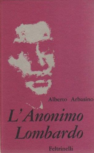 L' anonimo Lombardo - Alberto Arbasino - copertina