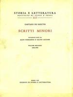 Scritti minori. 2: 1892-1905