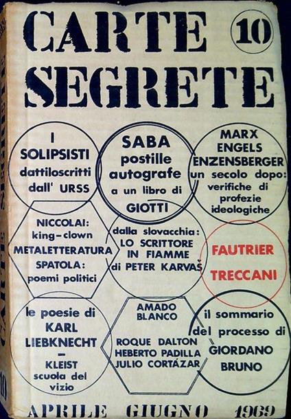 Carte Segrete 10 - copertina