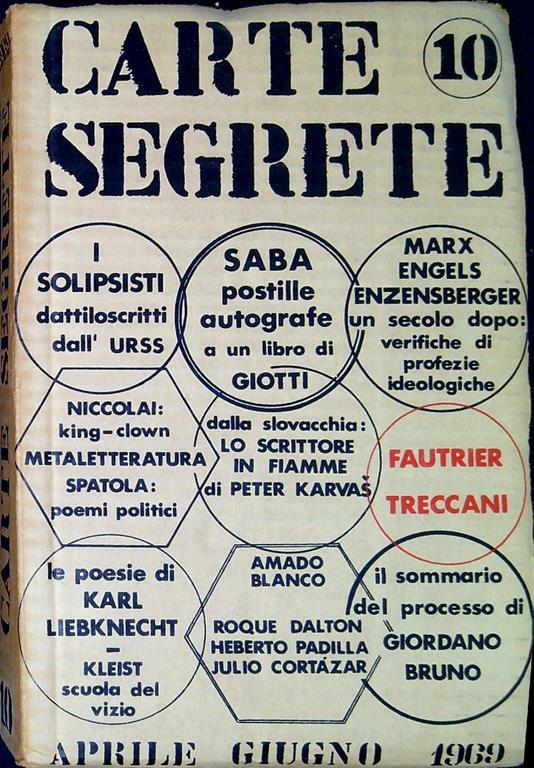 Carte Segrete 10 - copertina