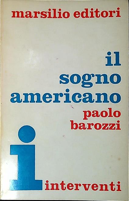 Il sogno americano - copertina