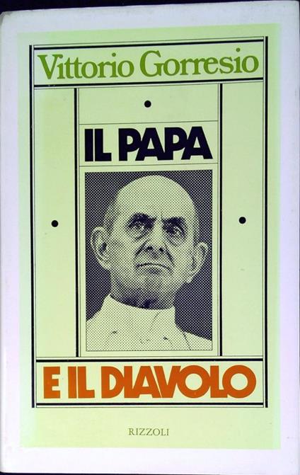 Il Papa e il diavolo - Vittorio Gorresio - copertina