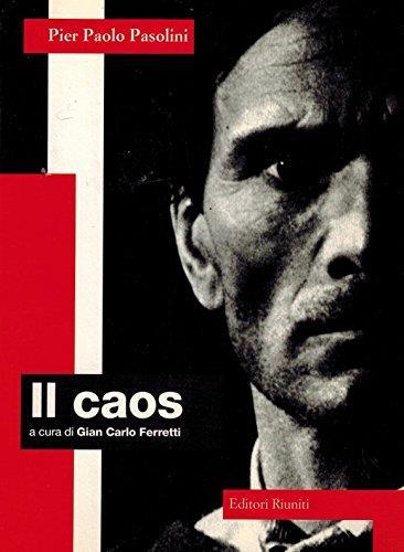 Il caos - Pier Paolo Pasolini - copertina