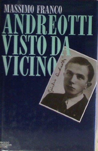 Andreotti visto da vicino - Massimo Franco - copertina