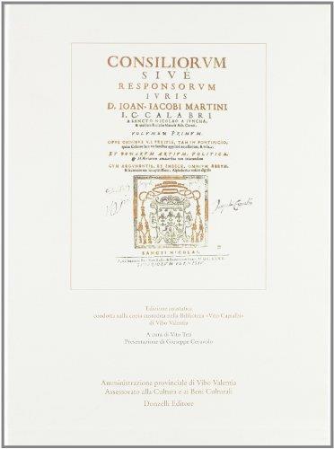 Consiliorium - Vito Teti - copertina