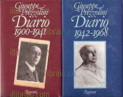 Diario 1942-1968 - solo secondo volume - Giuseppe Prezzolini - copertina