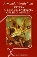 Lettera all'eccellentissima corte di appello