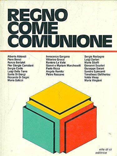 Regno come comunione - copertina