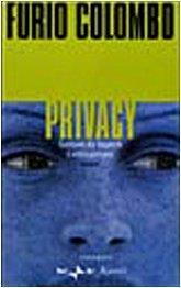 Privacy - Furio Colombo - copertina