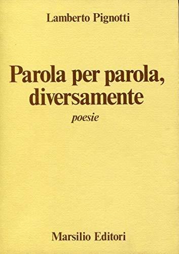 Parola per parola, diversamente - Lamberto Pignotti - copertina