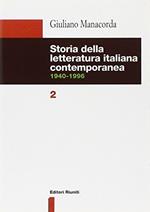Storia della letteratura italiana contemporanea 1940-1996