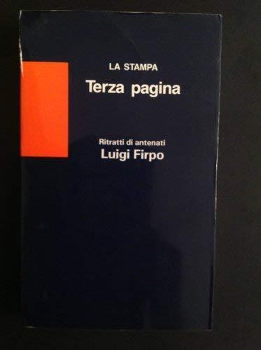 Ritratti di antenati - Luigi Firpo - copertina