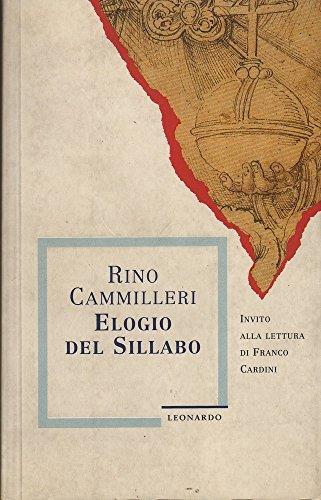 Elogio del Sillabo - Rino Cammilleri - copertina