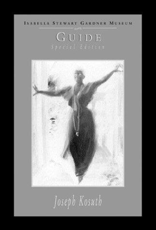 Joseph Kosuth. Isabella Stewart Gardner Museum. Ediz. inglese - Joseph Kosuth - copertina