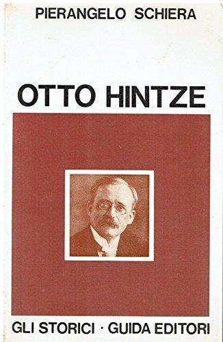 Otto Hintze - Pierangelo Schiera - copertina