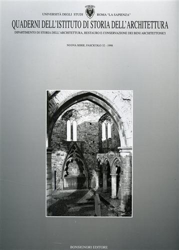 Quaderni dell'Istituto di storia dell'architettura. Nuova serie, vol. 3: 32 - copertina