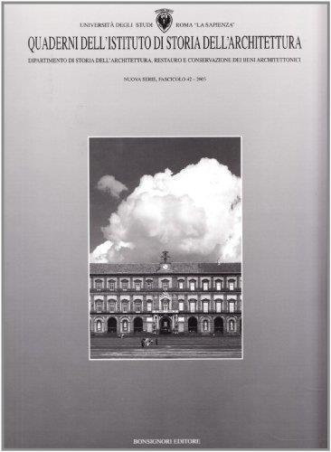 Quaderni dell'Istituto di storia dell'architettura. Nuova serie: 42 - copertina
