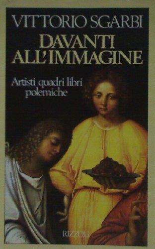 Davanti all'immagine - Vittorio Sgarbi - copertina