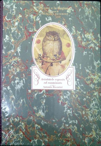 Aristotele esposto ed esaminato - Antonio Rosmini - copertina