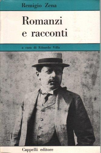Romanzi e racconti - Remigio Zena - copertina