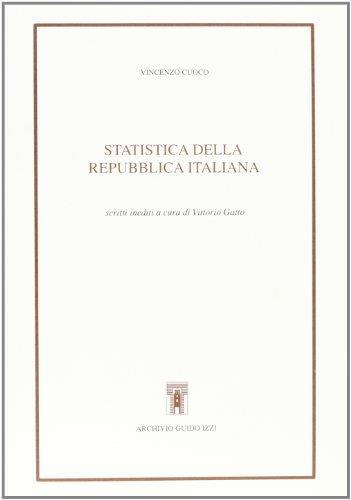 Statistica della Repubblica italiana - Vincenzo Cuoco - copertina