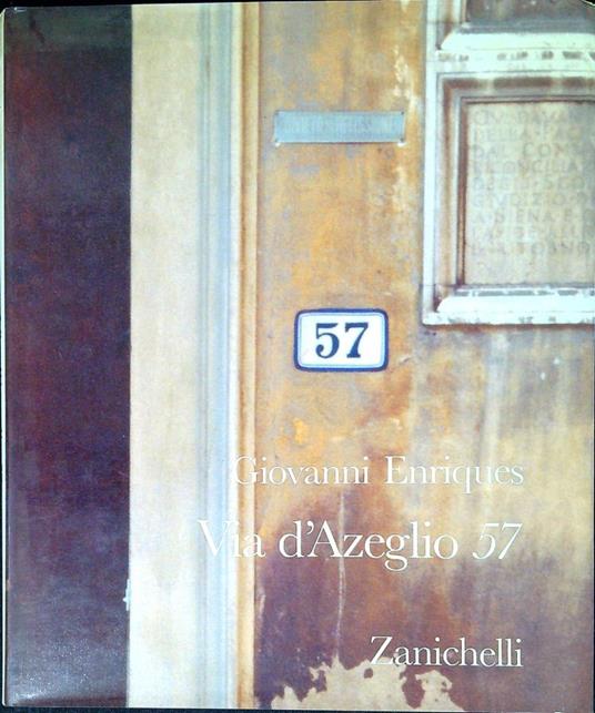 Via d'Azeglio 57 - Giovanni Enriques - copertina