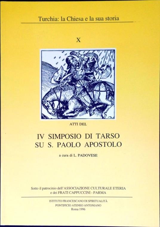 Atti del IV Simposio di Tarso su S. Paolo Apostolo - copertina
