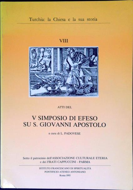 Atti del 5. Simposio di Efeso su S. Giovanni apostolo - copertina