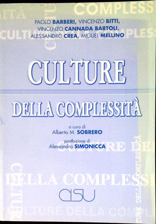 Culture della complessità : l'antropologia nel mondo contemporaneo - copertina