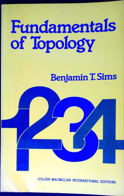 Fundamentals of topology - Benjamin T. Sims - copertina