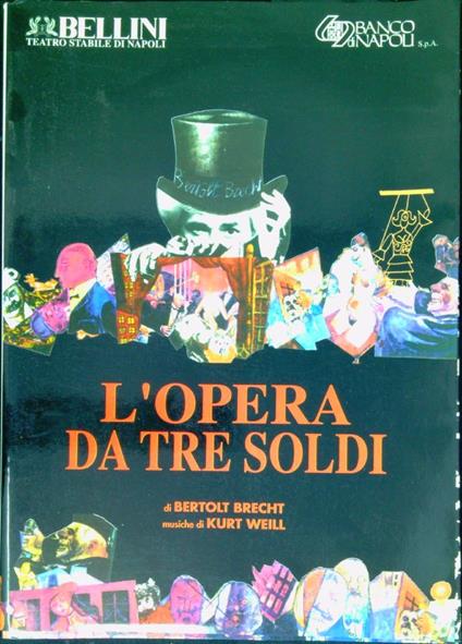 L' opera da tre soldi - Bertolt Brecht - copertina