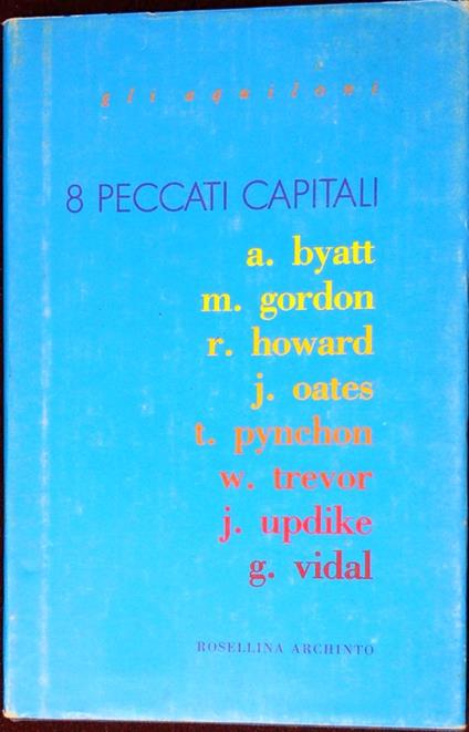 Otto peccati capitali - copertina