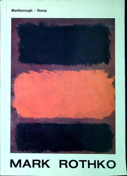 Mark Rothko Febbraio 1971 - copertina