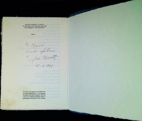 L' erranza : memorie in forma di lettere - Carlo Muscetta - 2