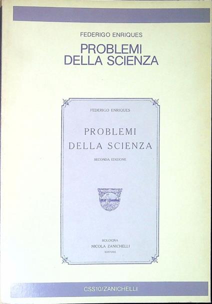 Problemi della scienza - Federigo Enriques - copertina
