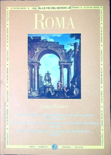 Roma Viaggi d'autore - copertina