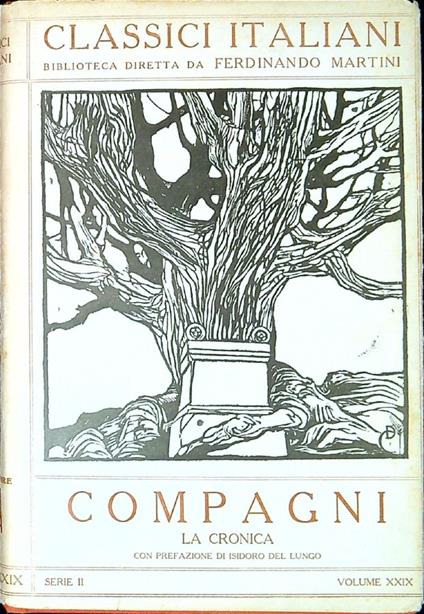 La cronica - Dino Compagni - copertina