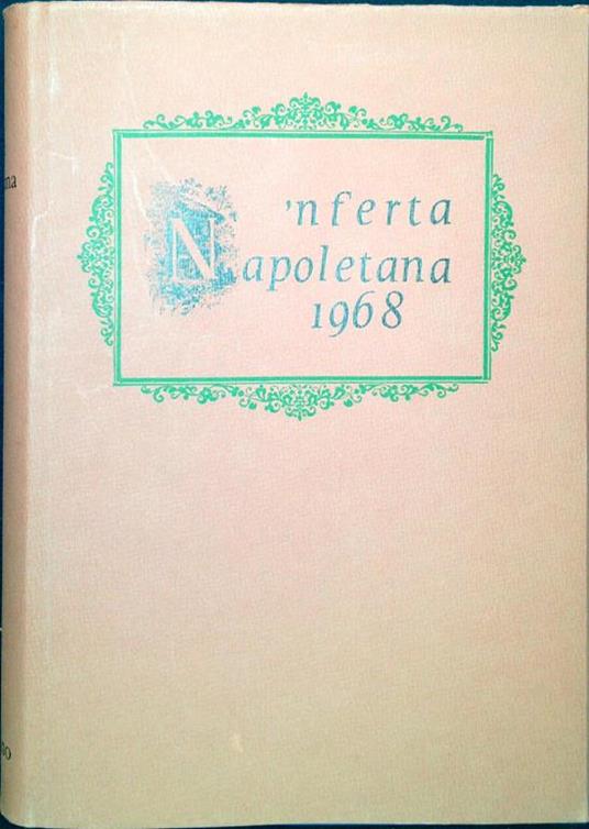 'Nferta napoletana 1968 - Antonio Altamura - copertina