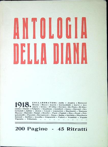 Antologia della Diana - copertina