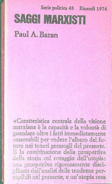 Saggi marxisti - Paul Baran - copertina