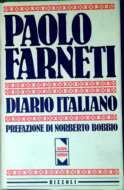 Diario italiano - Paolo Farneti - copertina