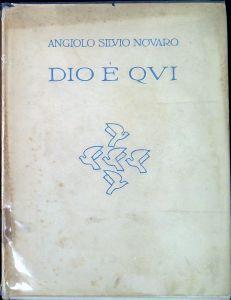 Dio è qui - Angiolo Silvio Novaro - copertina