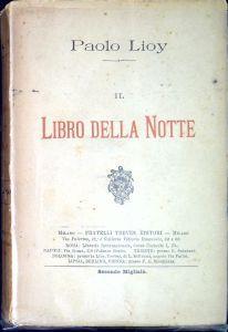 Il libro della notte - Paolo Lioy - copertina