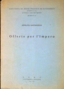 Offerte per l'impero - copertina