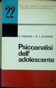 Psicoanalisi dell'adolescente - copertina