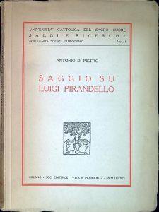 Saggio su Luigi Pirandello - Antonio Di Pietro - copertina