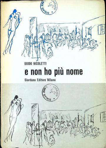 E non ho più nome - copertina
