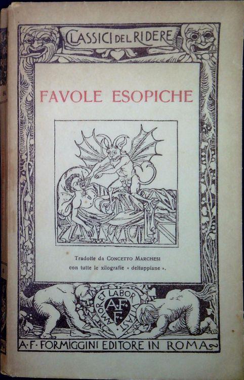 Favole esopiche - copertina