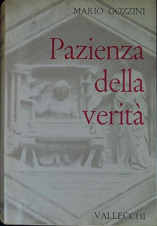 Pazienza della verità - Mario Gozzini - copertina